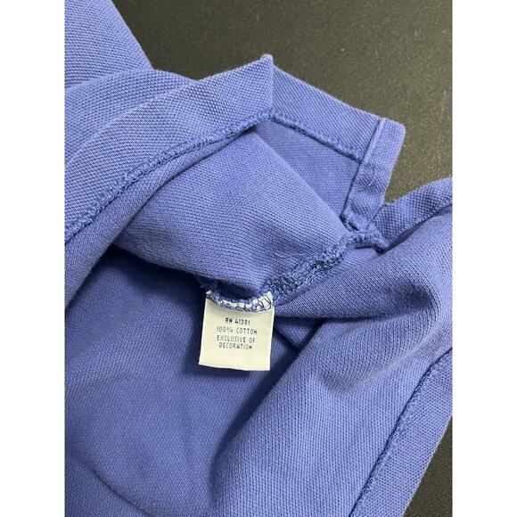 Polo Ralph Lauren Medium Adult Polo Shirt Blue Short Sleeve Casual Preppy Mens - Picture 6 of 9